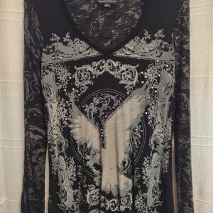 Women's Small Dressy Goth Top